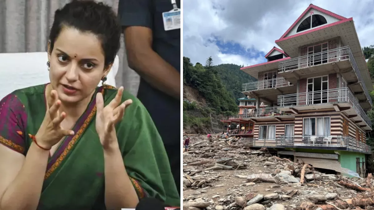 मंडी में बाढ़ ने मचाया हाहाकार, चार दिन बाद आया सांसद कंगना रनौत का रिएक्शन; तबाही को लेकर क्या बोलीं?