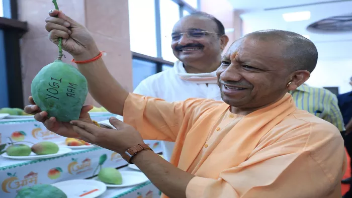 सीएम योगी आदित्यनाथ ने किया तीन दिवसीय आम महोत्सव का शुभारंभ