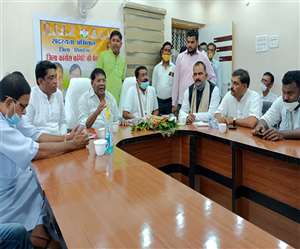 Rameshwar Oraon, Jharkhand Congress सिमडेगा में रामेश्&zwj;वर उरांव।