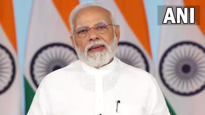 प्रधानमंत्री मोदी ने गुरुवार को गुजरात में श्रीमद राजचंद्र मिशन की विभिन्न परियोजनाओं का शुभारंभ किया।