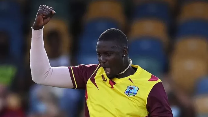 Jason holder over win in Ist T20 in WI. Image- Twitter