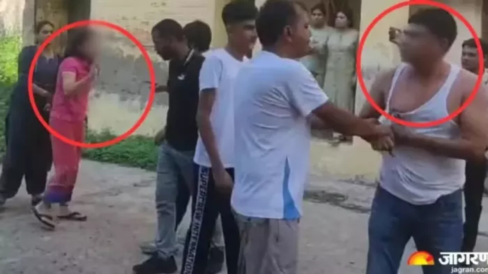 महिला थाना प्रभारी की पिटाई की तस्वीर सामने आई थी। फाइल फोटो।