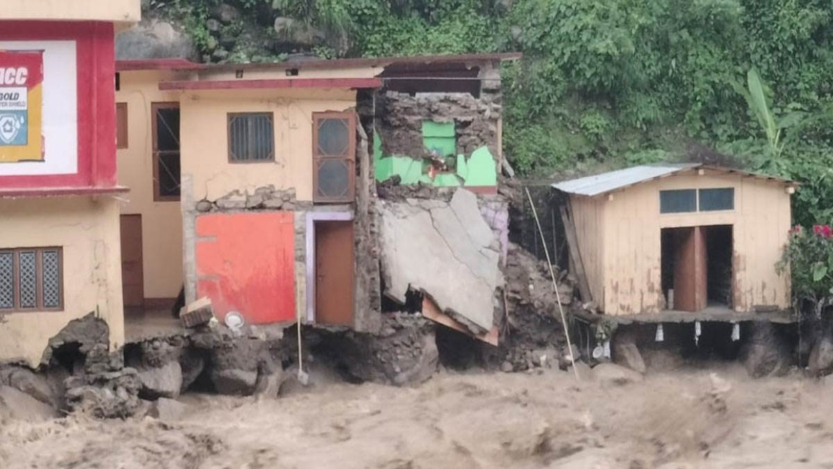 tehri flood budhakedar geography changed due to disaster river showed its fierce form after 75 years