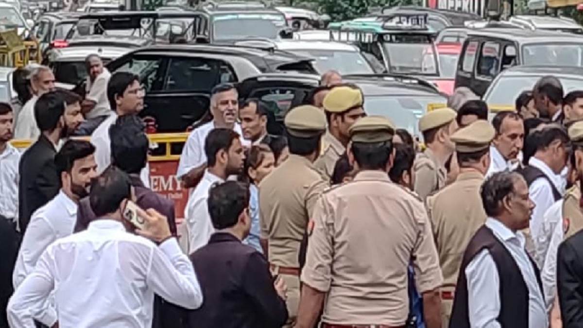 meerut news high court bench demand intensifies in western uttar pradesh advocates protest in meerut