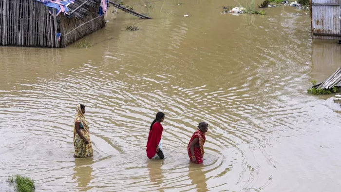 देशभर में बारिश का कहर मौसम विभाग का अलर्ट जारी (फोटो सोर्स- पीटीआई)