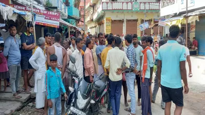 former head of kargahar block and current pacs president vijendra yadav shot dead