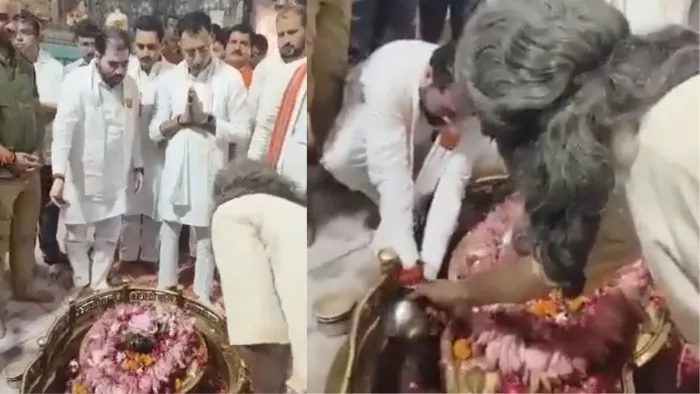 यूपी सरकार के मंत्री ने शिवलिंग से सटाकर धोए हाथ, VIDEO साझा कर विपक्ष ने साधा निशाना; पढ़ें पूरा मामला