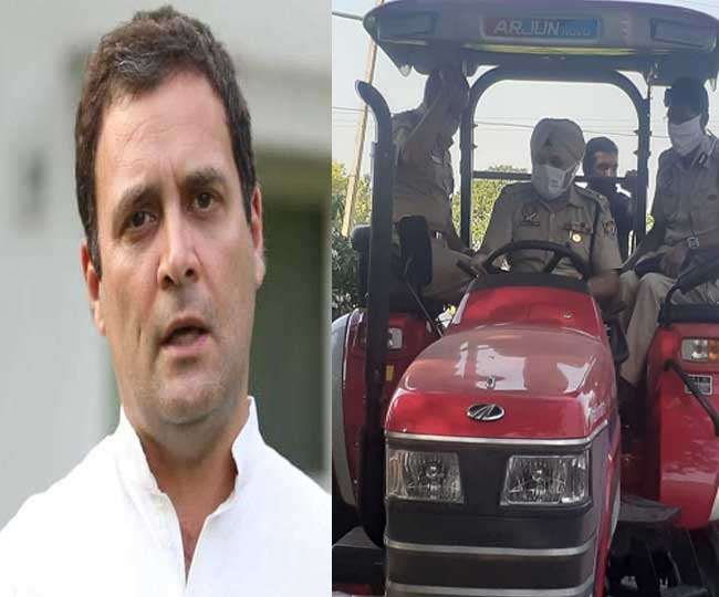 राहुल गांधी आज पंजाब के माेगा के बदनी कलां से ट्रैक्‍टर रैली शुरू करेंगे।