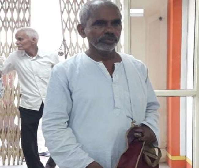 गांव बहादुरपुर का पीड़ित किसान भूप निवासी बनी सिंह पुत्र साहब सिंह ।