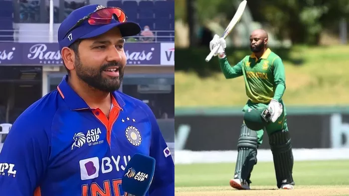 IND vs SA 3rd t20i LIVE Streaming: रोहित शर्मा और तेंबा बवुमा (डिजाइन फोटो)