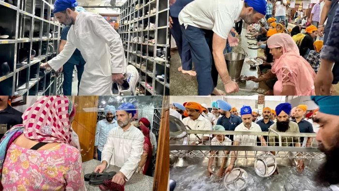 24 घंटे में तीन बार श्री हरमिंदर साहिब में नतमस्तक हुए राहुल