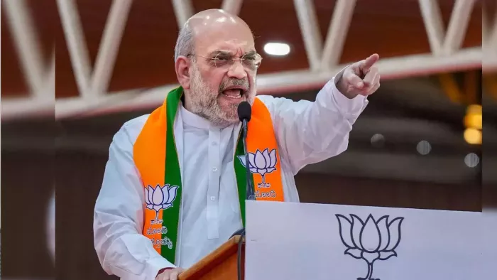 अमित शाह ने दिल्ली ड्रग्स मामले को लेकर कांग्रेस पर निशाना साधा।(फोटो सोर्स: जागरण)