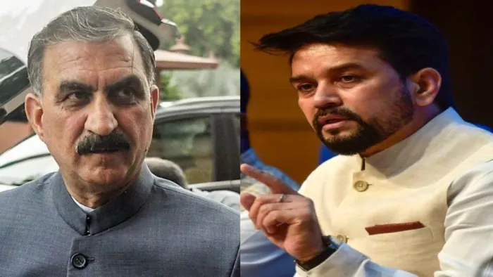 अनुराग ठाकुर ने सीएम सुक्खू हमला बोला है।