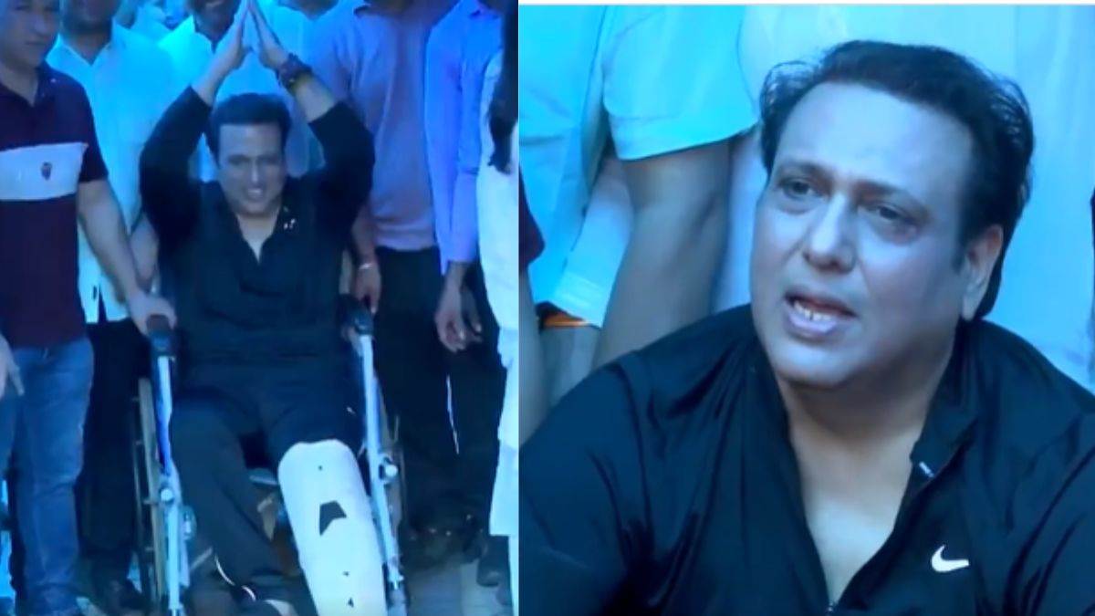 तीन दिन बाद अस्पताल से डिस्चार्ज हुए Govinda, हाथ जोड़कर कहा- आपकी कृपा से सेफ हूं - Govinda Discharged from Hospital After Shooting Incident Video Captures His Emotional Exit Details here