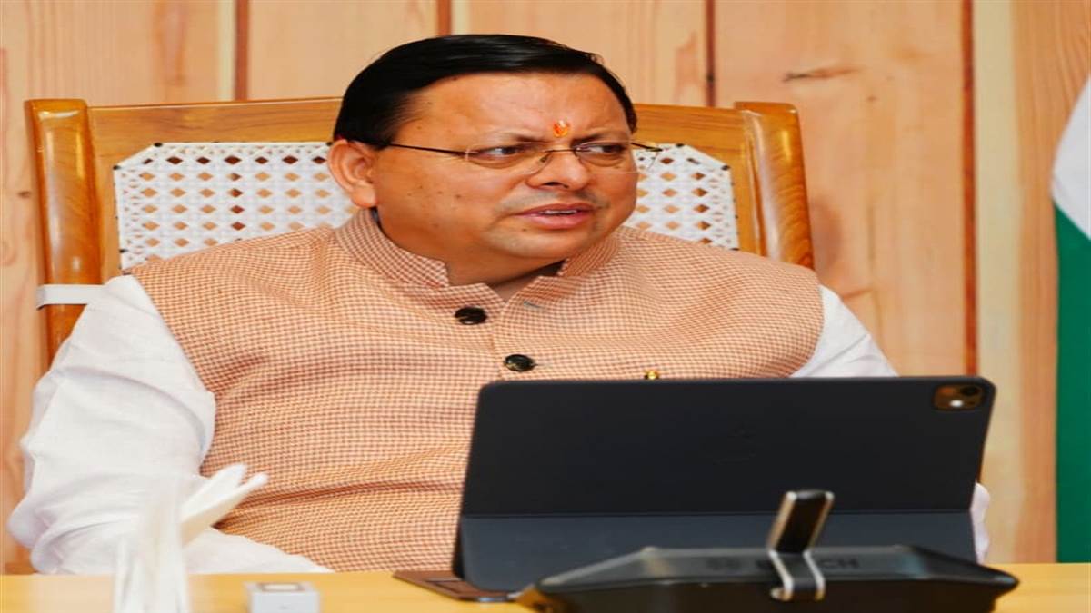 cm dhami focuses on uttarakhand foundation day road repairs