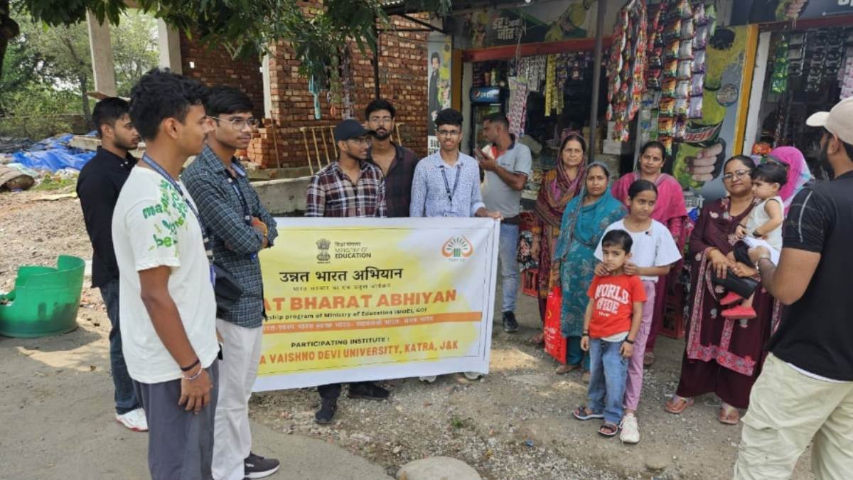 smvdu katra drives savchta awareness in kotla village