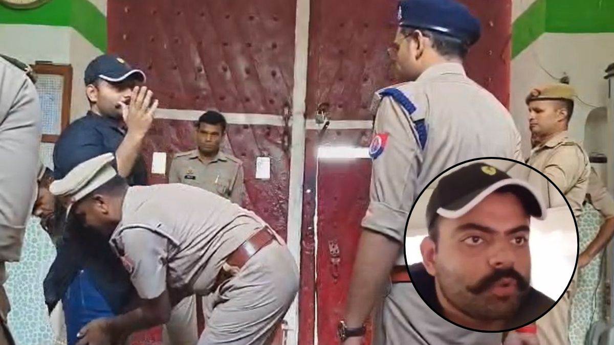 ali ahmed jail video uproar after atique ahmeds sons jail search video leaked