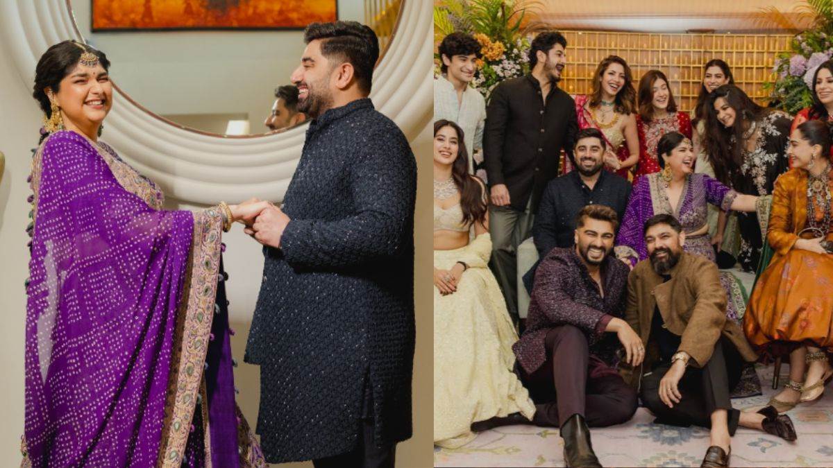 anshula kapoor shares her engagement photos with rohan thakkar arjun kapoor janhvi kapoor sonam kapoor boney kapoor