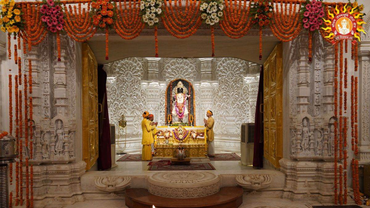 ayodhya ram mandir crowd management plan for flag hoisting ceremony