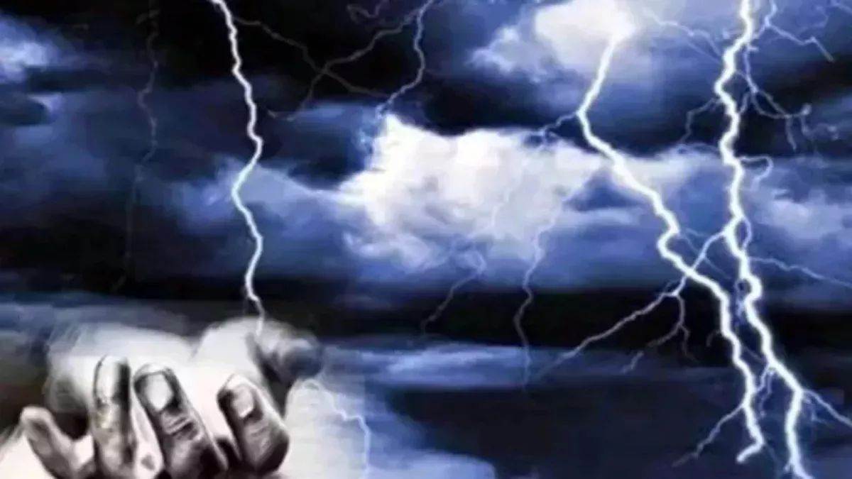 lightning strike in bihar kills grandmother granddaughter and cow