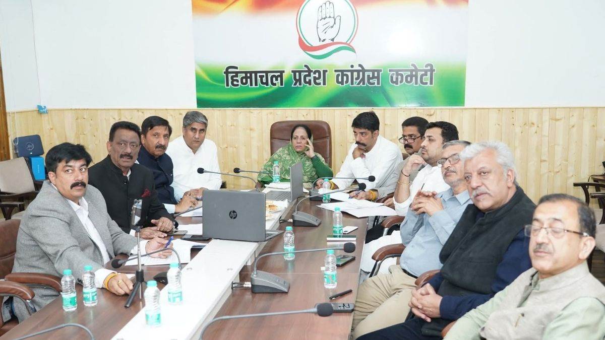 himachal pradesh congress launches vote chor gaddi chod abhiyan against bjp