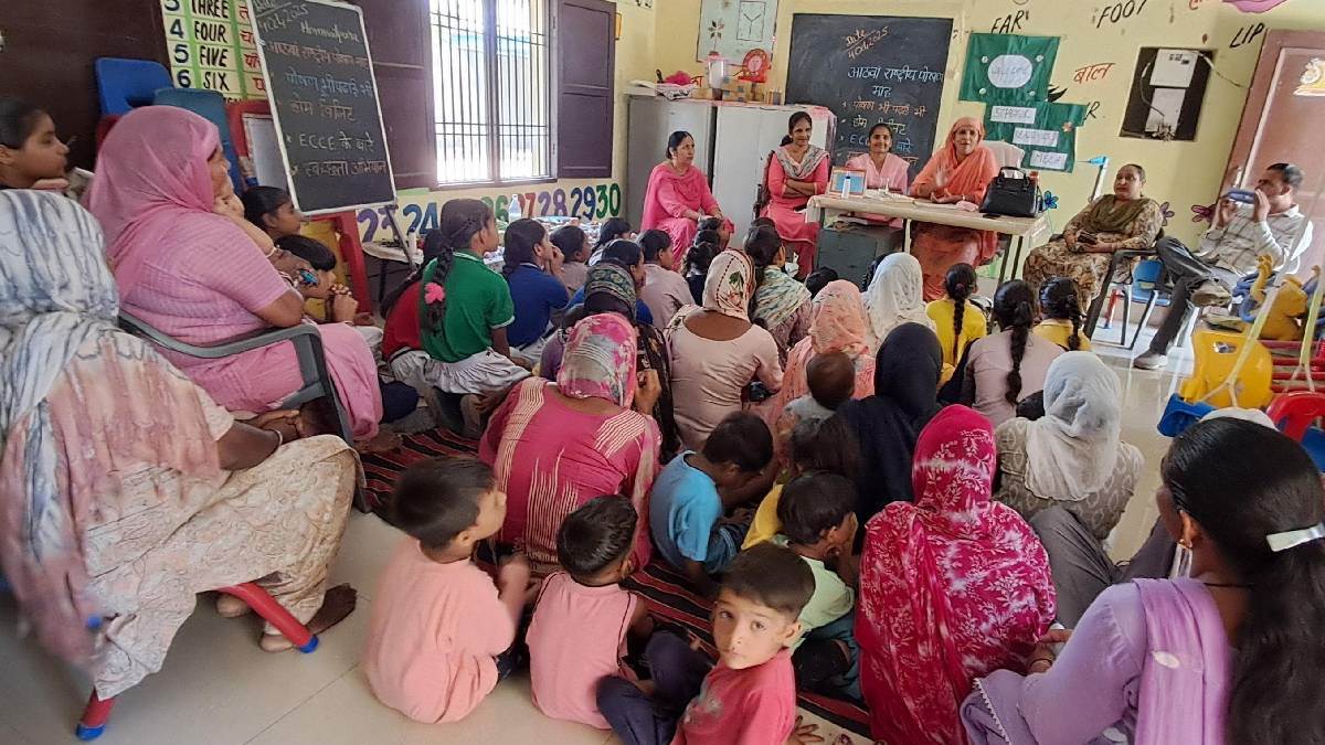fatehabad news nutrition and education awareness program in himmatpura