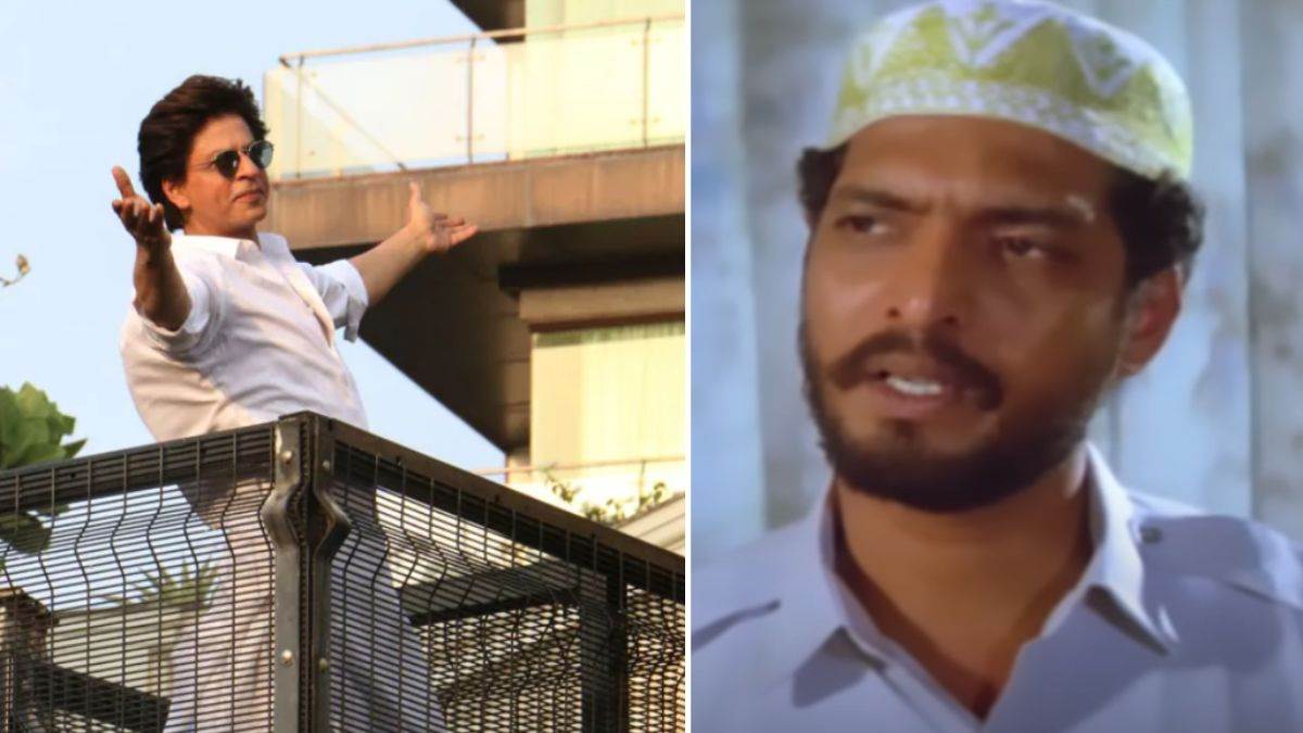 nana patekar and kader khan film angaar shoot in shah rukh khan mannat mumbai at bandra when it was vila vianna