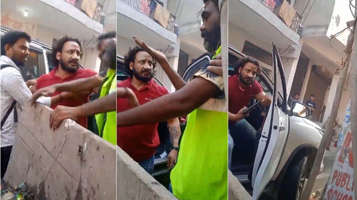 ncr noida news sp leaders brother threatens man with pistol after car collision