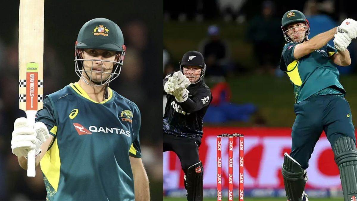 nz vs aus mitchell marsh maiden t20i century australia win series 2 0 vs new zealand