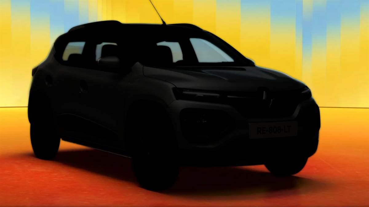 renault kwid ev spied testing again front design details emerge launch soon