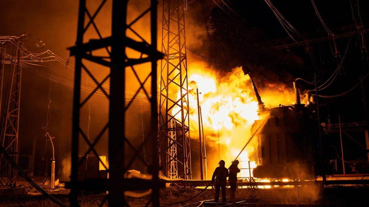 russia attacks ukraine power grid major energy infrastructure damage