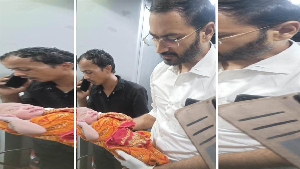mirzapur news woman delivers baby on magadh express train