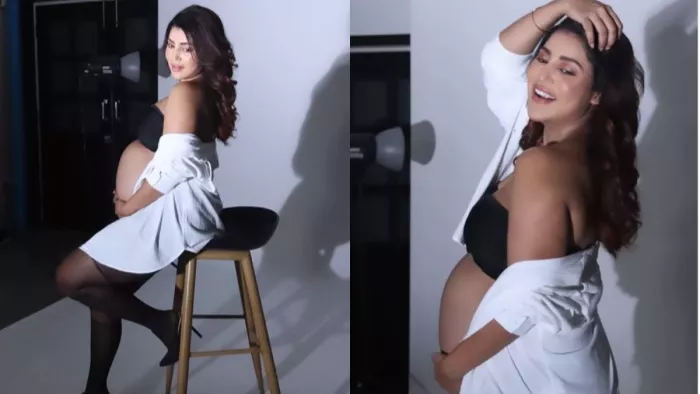 Debina Bonnerjee Maternity Shoot Video: देबिना बनर्जी ने वीडियो शेयर किया है।