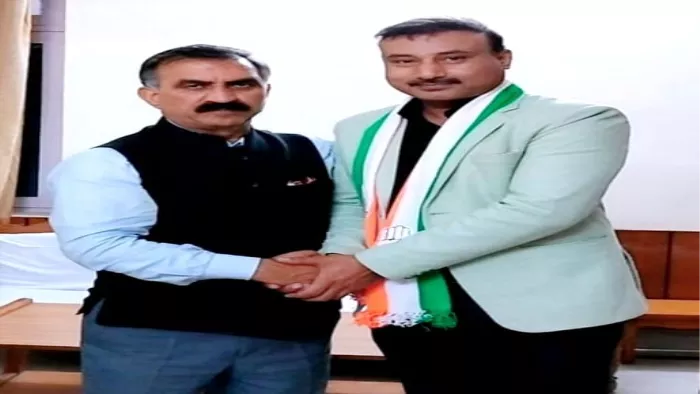 दीपक शर्मा ने आज औपचारिक रूप से कांग्रेस पार्टी का दामन थाम लिया।