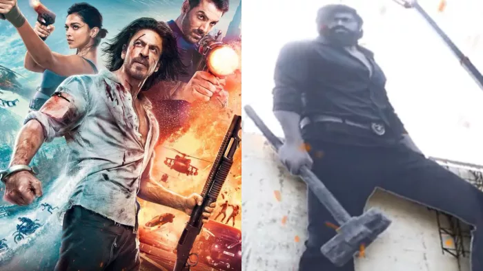 KGF 2 VS Pathaan Shah Rukh Khan Film May Break Yash Film record. Photo- Instagram