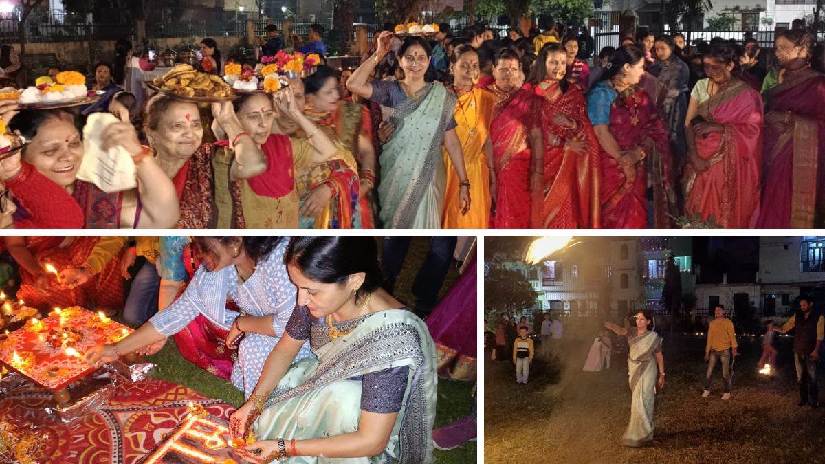 uttarakhand news igas bagwal festival celebrated in rishikesh