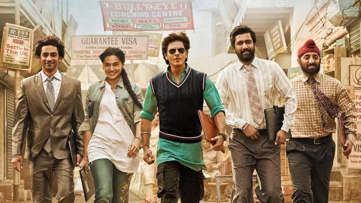 Dunki: Shah Rukh ने शेयर किए 'डंकी' के नए पोस्टर्स, कहा- 'अपने उल्लू के  पट्ठों को इस तरह इमेजिन किया था' - Shah Rukh Khan shares Dunki Movie New  Posters released says