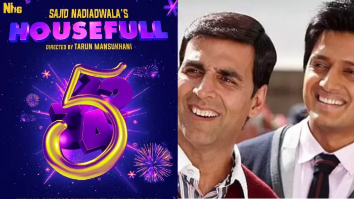 Akshay Kumar and Riteish Deshmukh from Housefull film