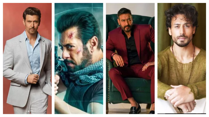 File Photo of Hrithik Roshan, Salman Khan, Ajay Devgn and Tiger Shroff