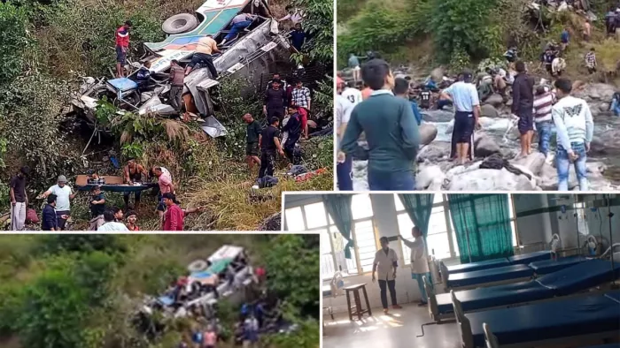 Almora Bus Accident: उत्तराखंड के अल्मोड़ा में भीषण सड़क हादसा। Jagran
