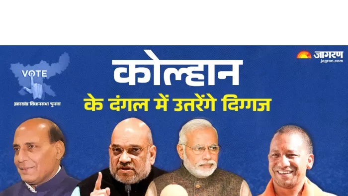 झारखंड में भाजपा के पक्ष में चुनावी माहौल बनाएंगे दिग्गज।