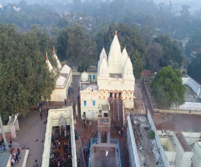 राजगीर स्थित लक्ष्‍मीनारायण मंदिर की ऐतिहासिक इमारत। जागरण