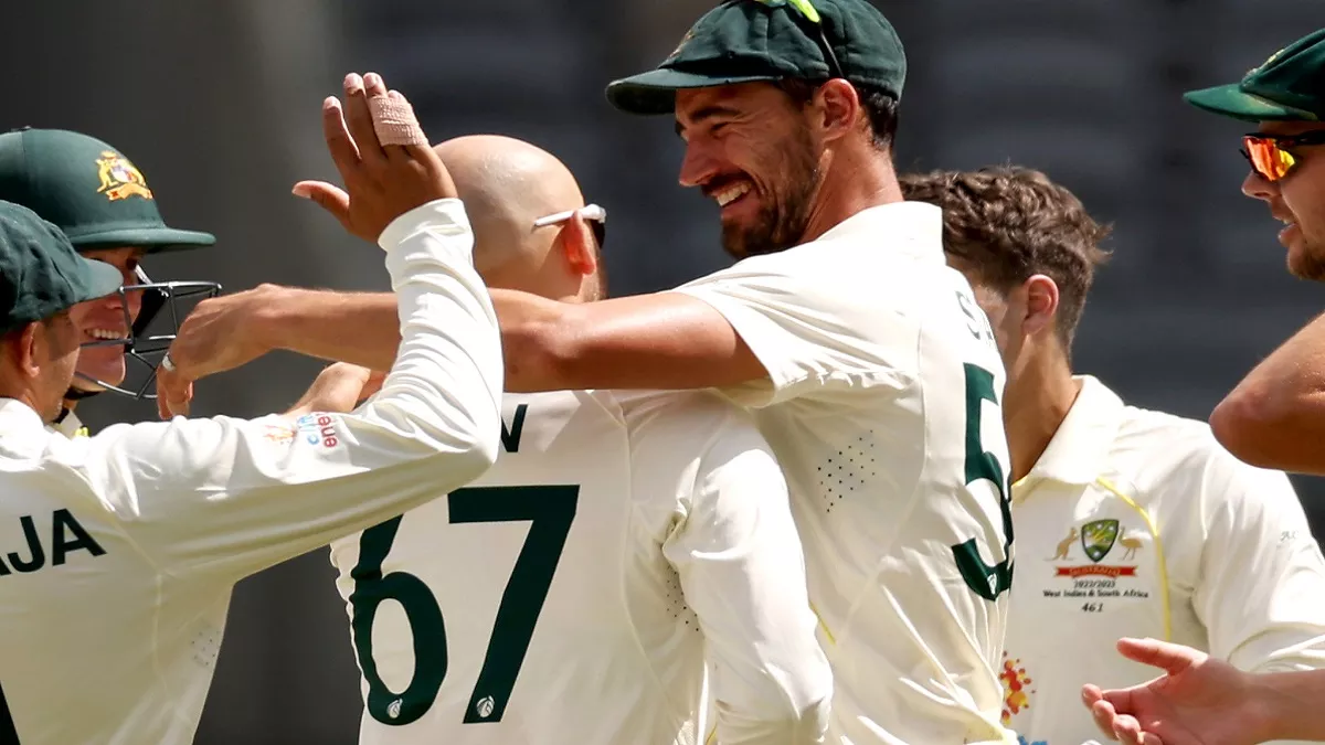 AUS vs WI: नाथन लियोन, गेंदबाज ऑस्ट्रेलिया क्रिकेट टीम (फोटो क्रेडिट ट्विटर)