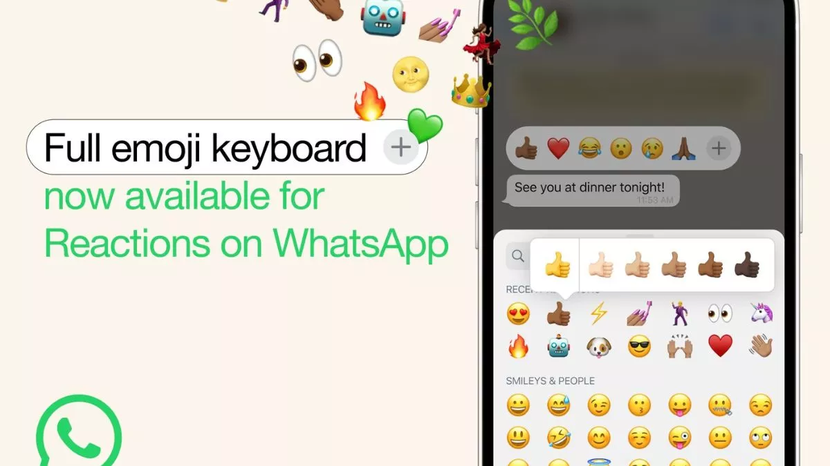 Whatsapp emoji photo credit - WhatsApp & Meta