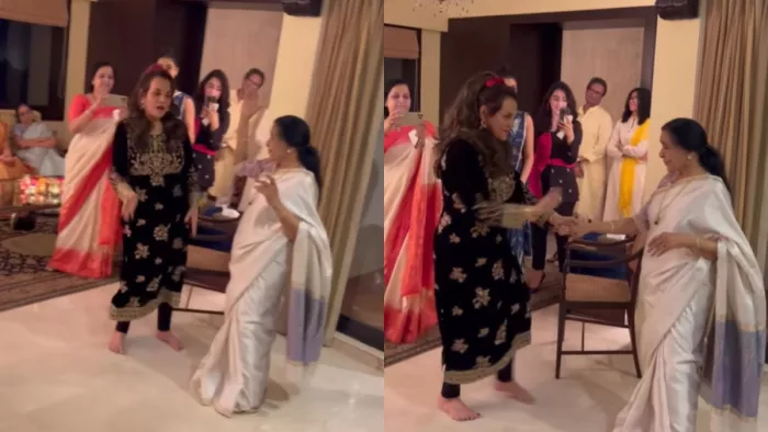 मुमताज और आशा भोसले डांस (Photo Instagram)