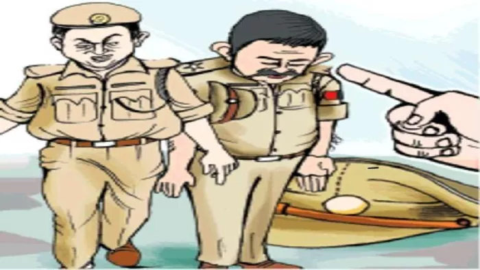 मनमानी करने वाले दो दारोगा समेत तीन पुलिसकर्मी निलंबित। (प्रतीकात्मक तस्वीर)