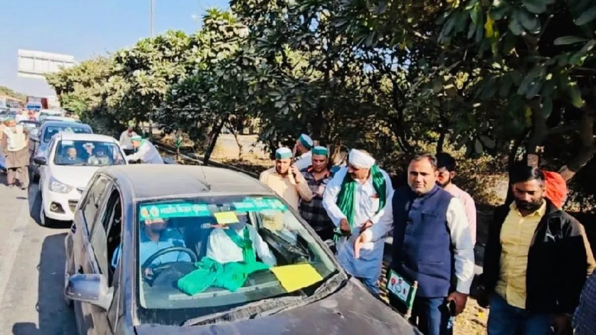 Farmers Protest: पुलिस बाहर देती रही पहरा, चकमा देकर ब्लॉक महामंत्री और भाकियू नेता महापंचायत पहुंचे