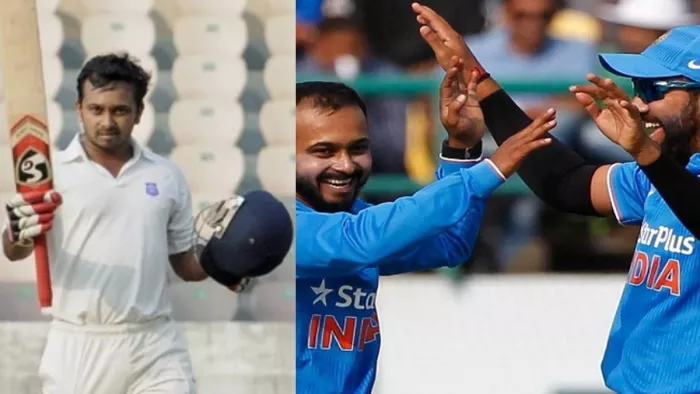 Kedar Jadhav, Double Century, Ranji Trophy 2022-23 (Photo-design)