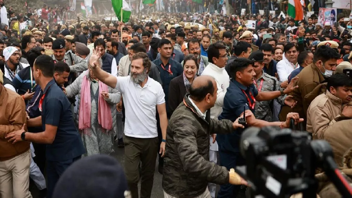 भारत जोड़ो यात्रा के दौरान राहुल गांधी (फाइल)। Photo Source- INC Congress Twitter Handel