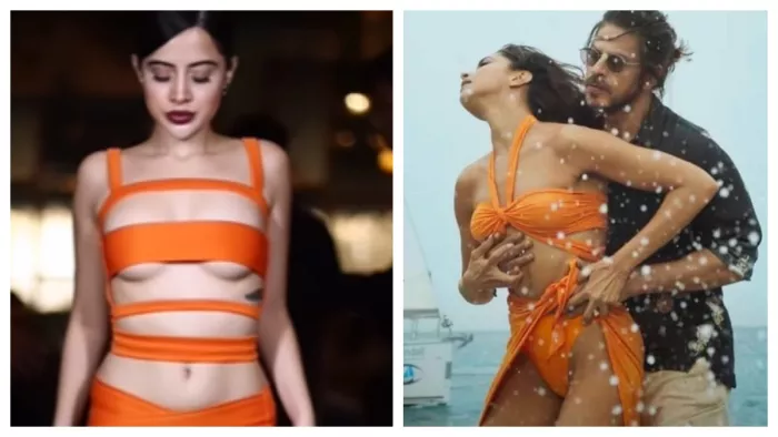 Urfi Javed Uorfi javed Brutally trolled for coming out on the road wearing a bolder dress than Deepika Padukone